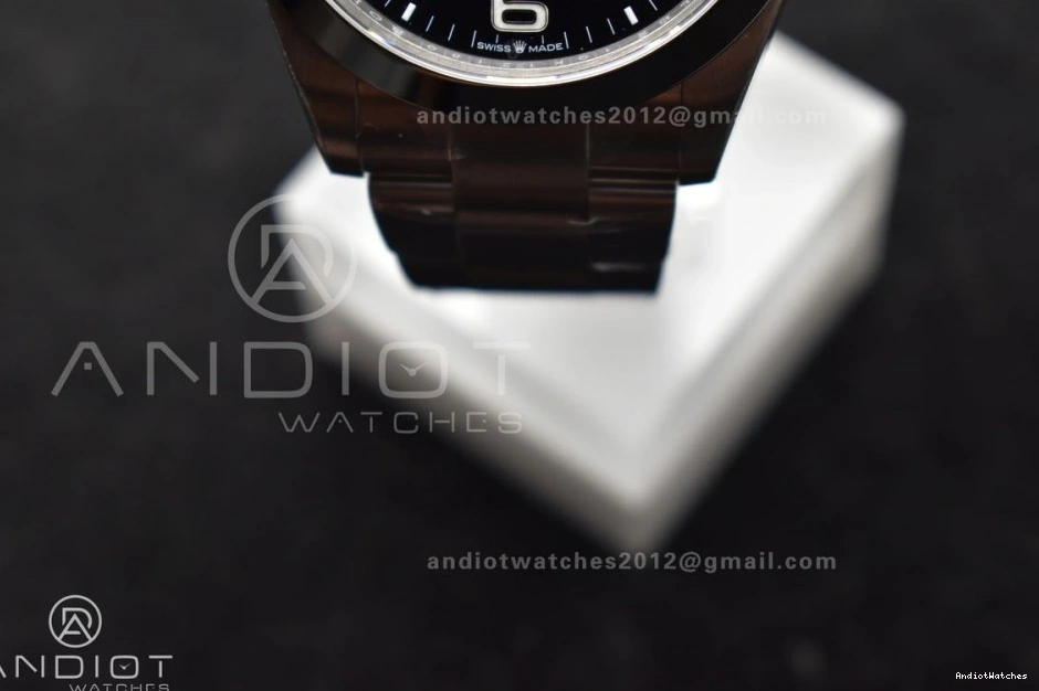 VSF 904L Air-King 509 Dial Edition Black SS VS SmoothTexture Bracelet 1:1 Best on Steel 126900 0312